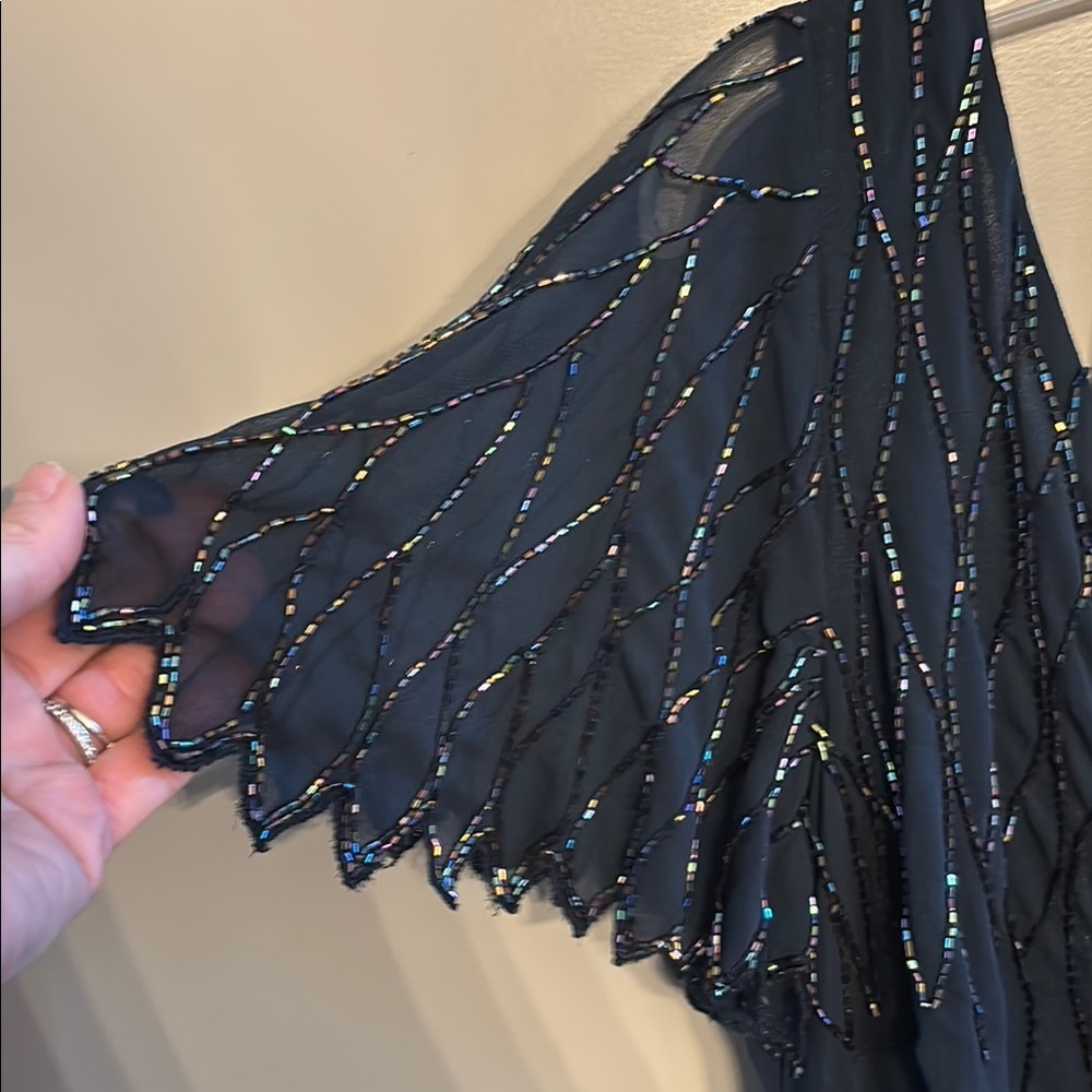JKara sz 14 Elegant Beaded Evening fairy like Dress - Picture 2 of 8